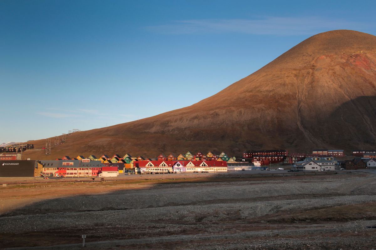 Town at Svalbard Norway